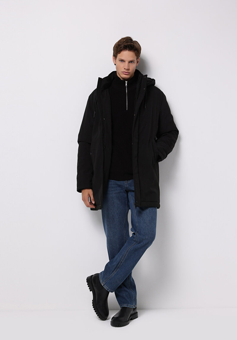 Показати інформацію про Пальто Чоловіче Чорне  Cl1076546