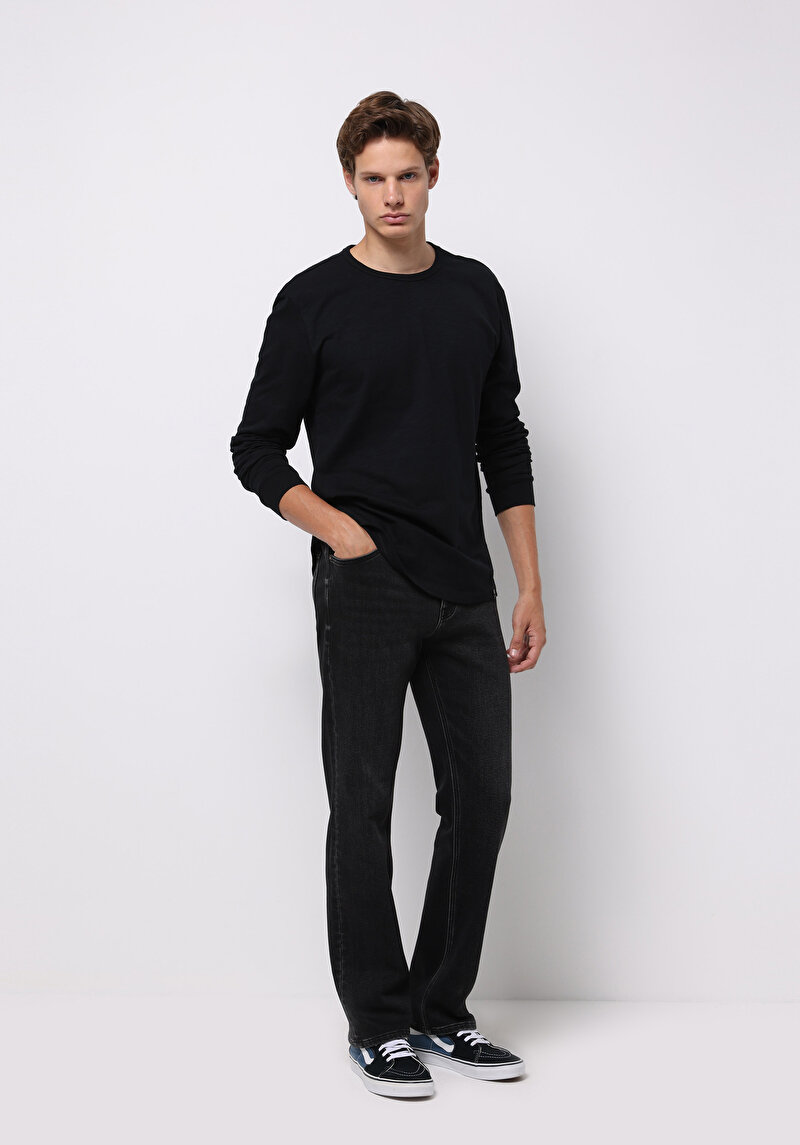 Зображення 045 David Джинси Чоловічі Чорні Класичного Крою Cl1076549