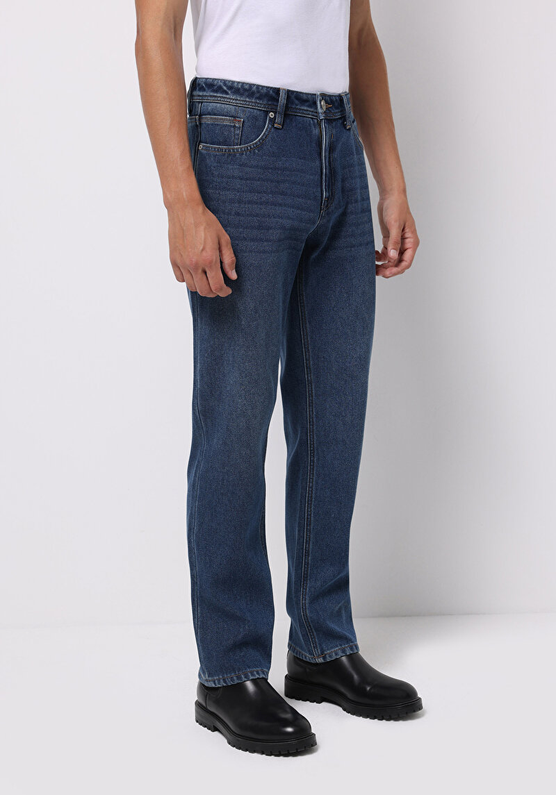 Зображення 045 David Джинси Чоловічі Блакитні Класичного Крою Cl1076550