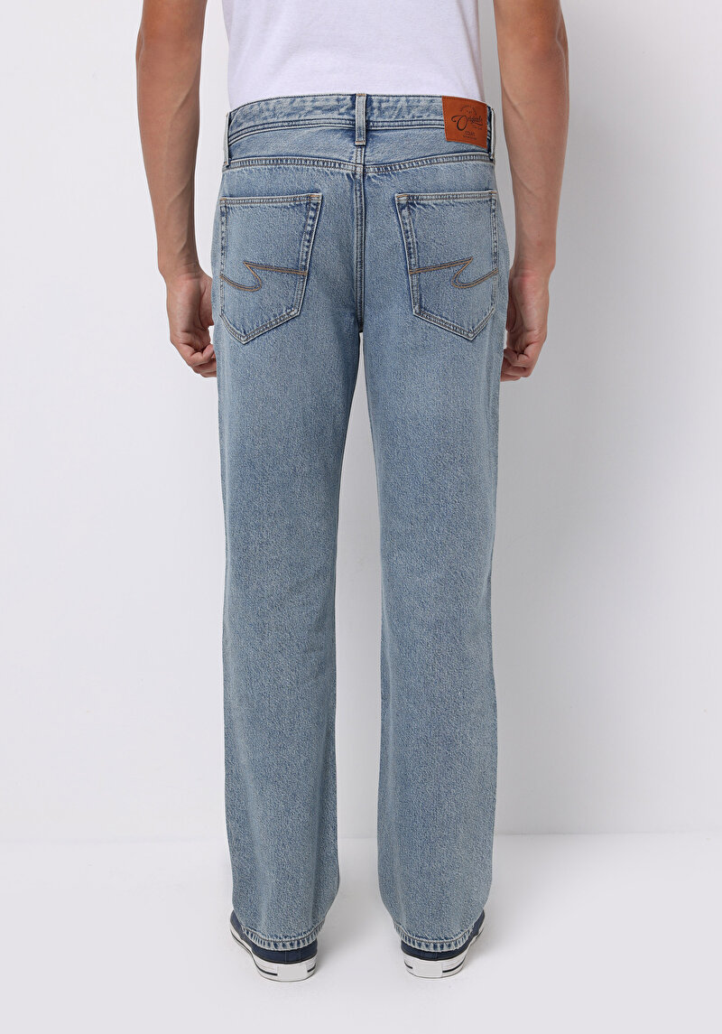 Зображення 045 David Джинси Чоловічі Блакитні Класичного Крою Cl1076870