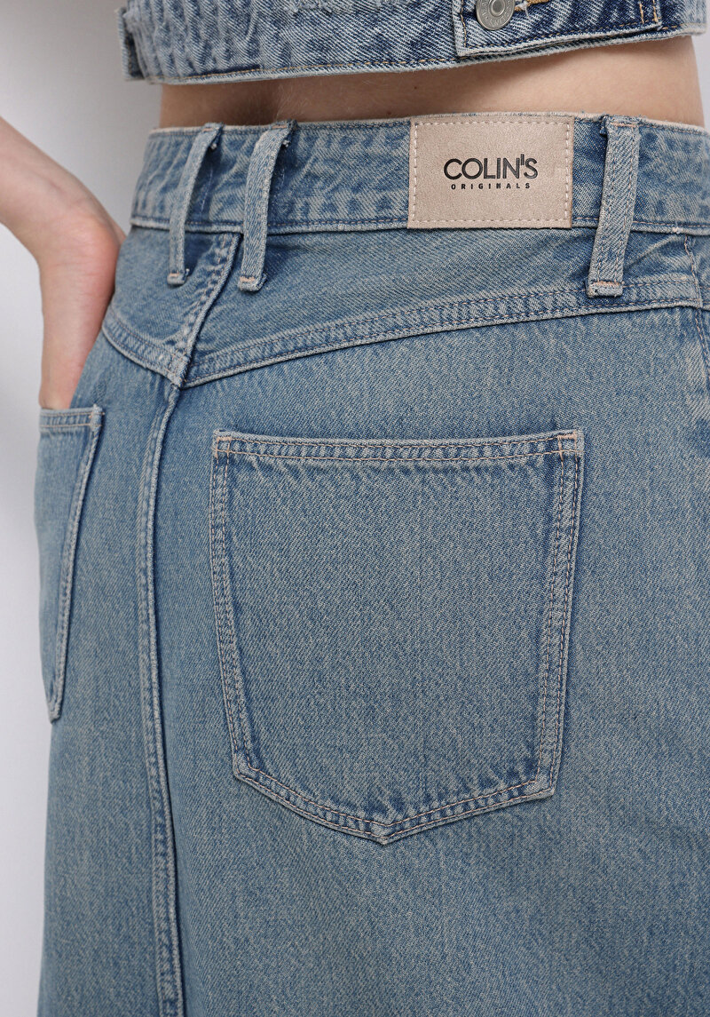 Показати інформацію про Спідниця Жіноча Блакитна  Cl1076013