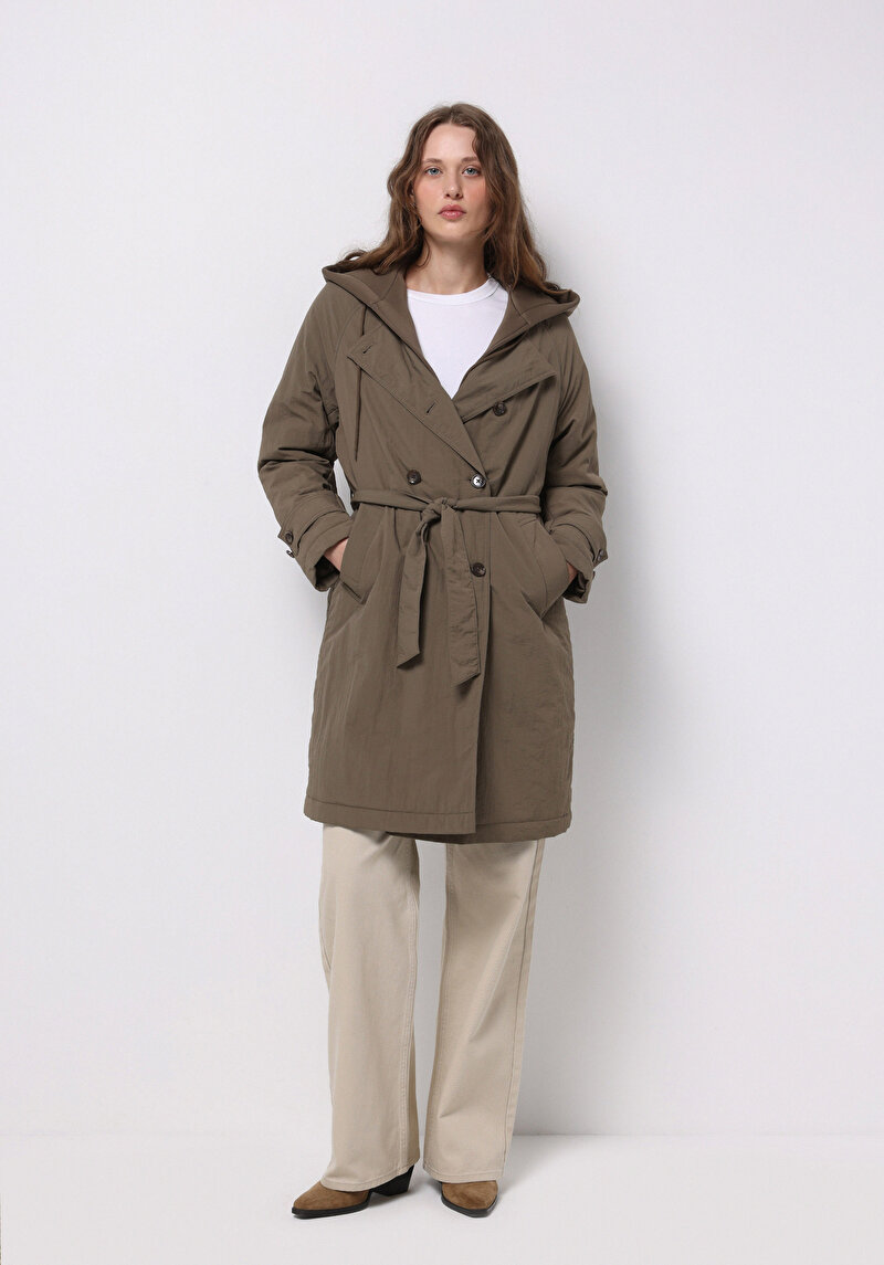 Показати інформацію про Пальто Жіноче Сіре  Cl1075681