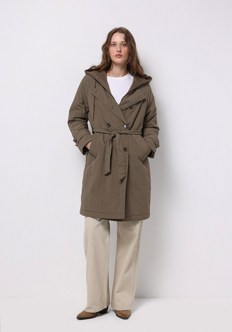 Зображення Пальто Жіноче Сіре Cl1075681