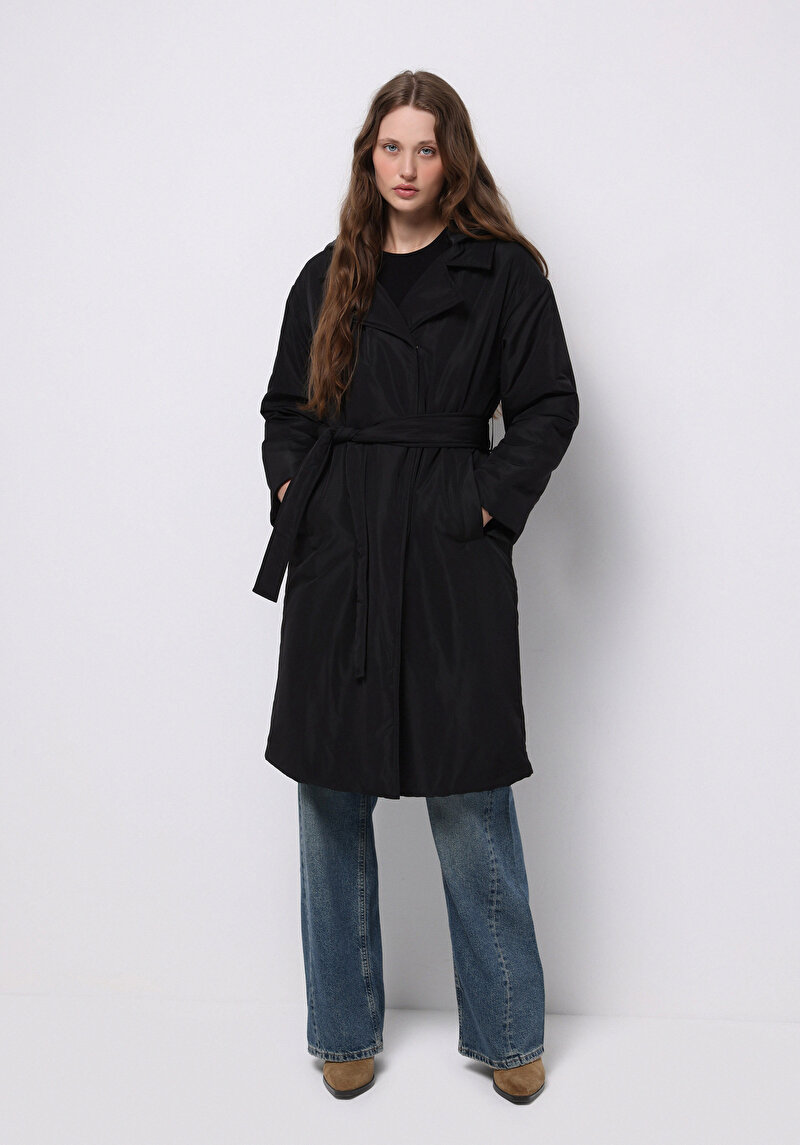 Зображення Пальто Жіноче Чорне Cl1075683