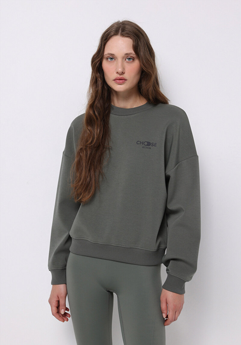 Зображення Толстовка Жіноча Зелена  Cl1076363