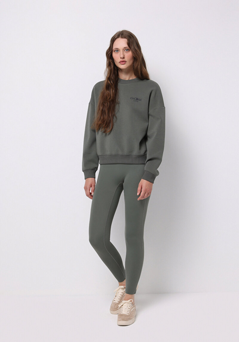 Показати інформацію про Толстовка Жіноча Зелена  Cl1076363