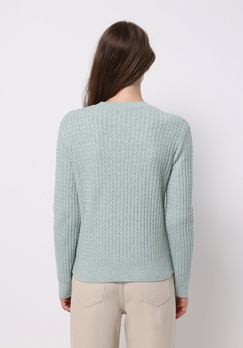 Показати інформацію про Светр Жіночий Зелений  Cl1076610