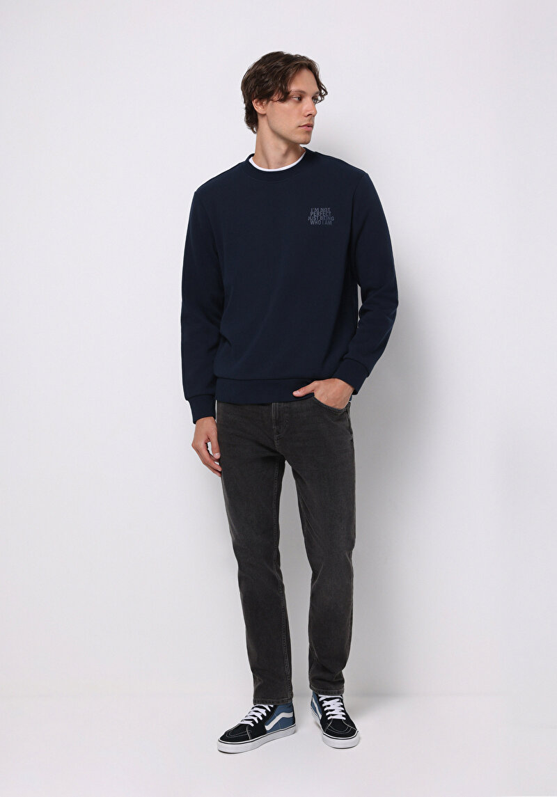 Показати інформацію про Толстовка Чоловіча Синя  Cl1075352