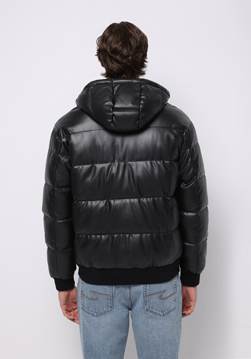 Зображення Куртка З Еко-шкіри Чоловіча Чорна Cl1076392