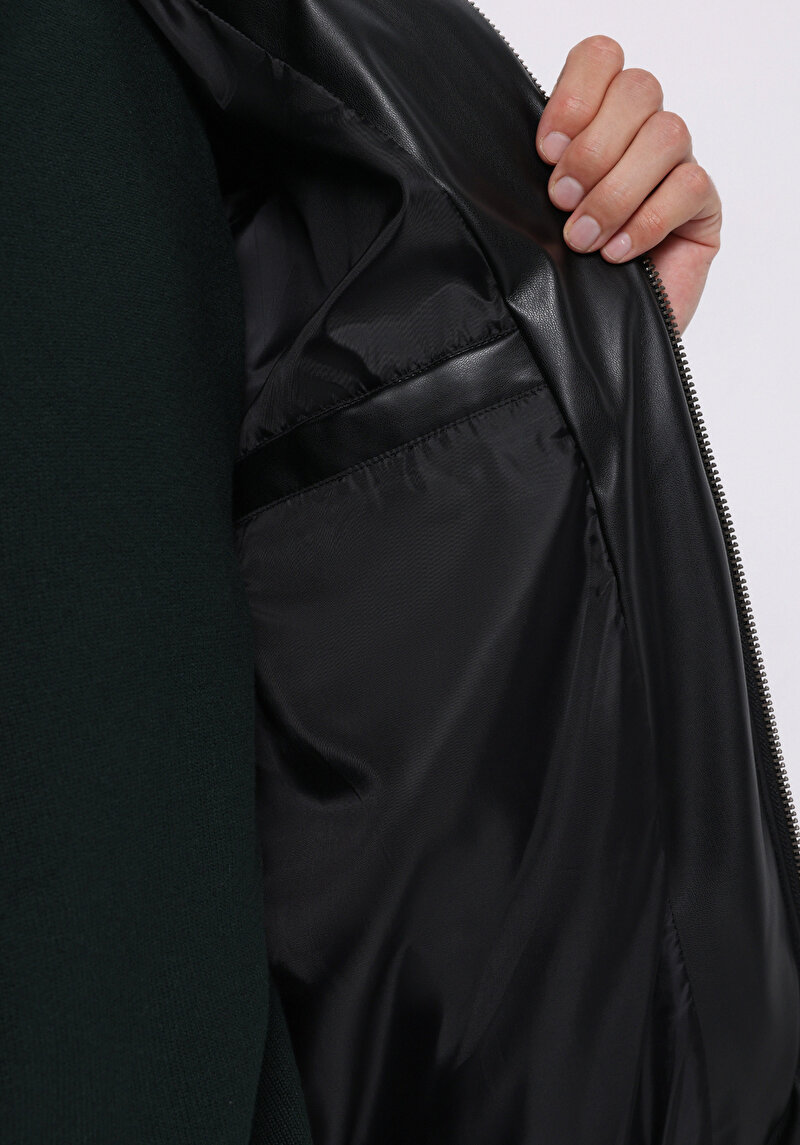 Зображення Куртка З Еко-шкіри Чоловіча Чорна Cl1076392