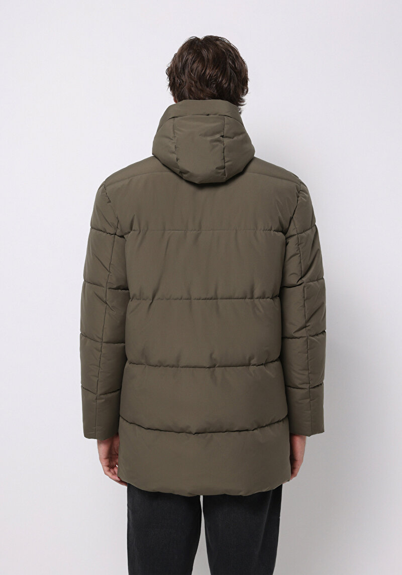 Показати інформацію про Пальто Чоловіче Зелене  Cl1076393