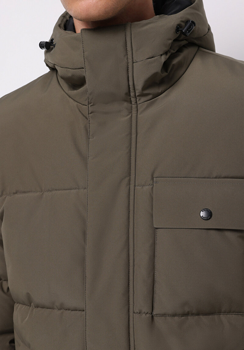 Показати інформацію про Пальто Чоловіче Зелене  Cl1076393