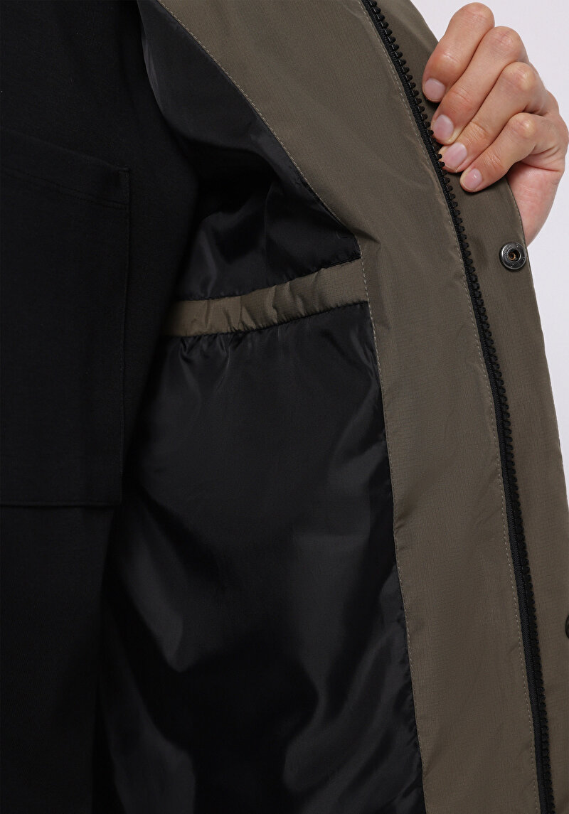 Показати інформацію про Пальто Чоловіче Зелене  Cl1076393