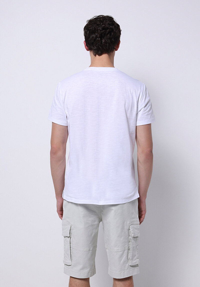 Показати інформацію про Футболка З Коротким Рукавом Чоловіча Біла  Cl1074201