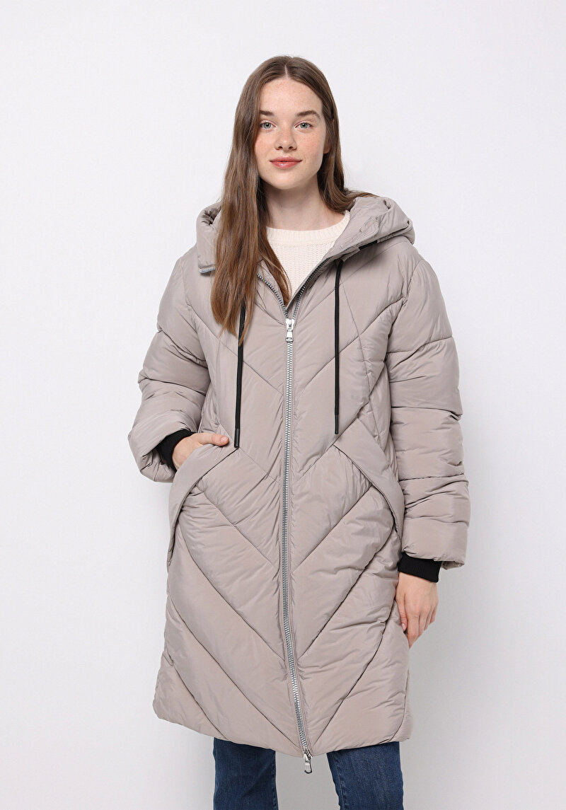 Зображення Пальто Жіноче Бежеве Cl1076407