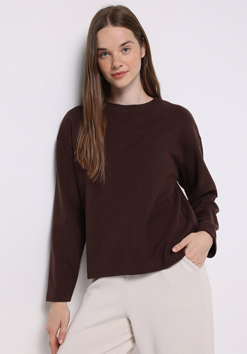 Зображення Пуловер Жіночий Коричневий  Cl1076694
