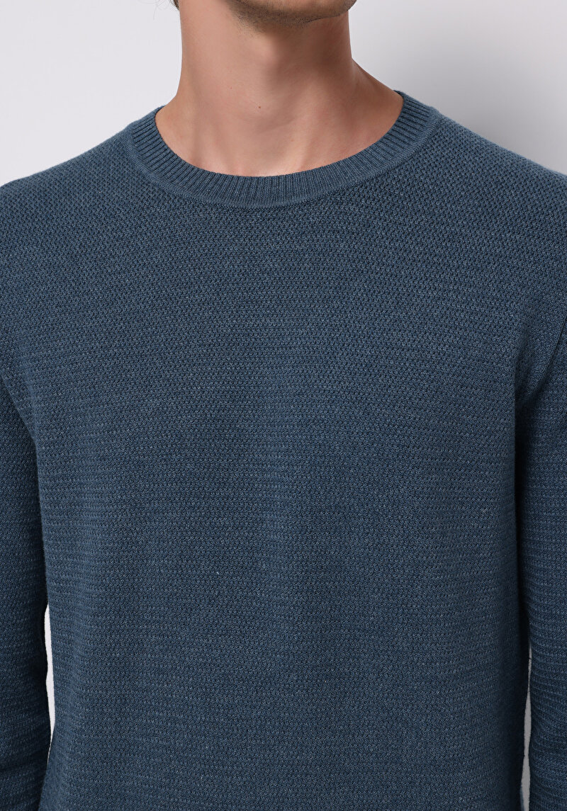 Показати інформацію про Светр Чоловічий Блакитний  Cl1076438