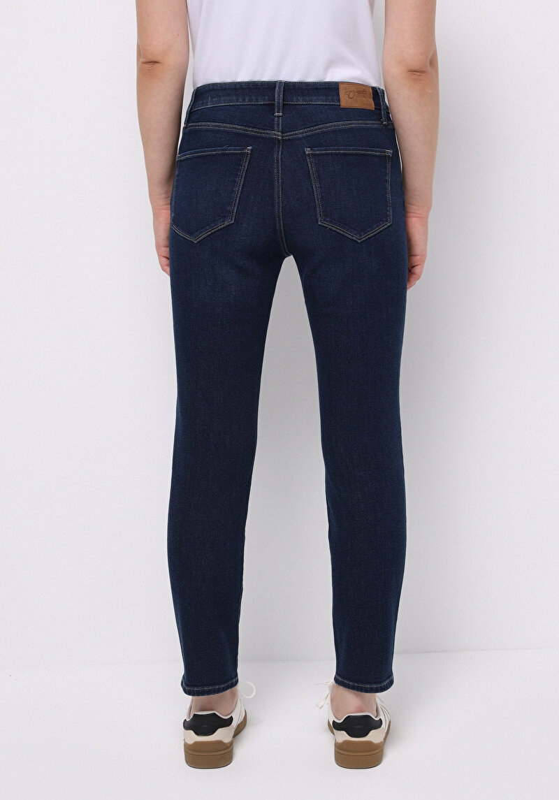 Показати інформацію про 703 Carla Джинси Жіночі Блакитні Вузького Крою Cl1076328