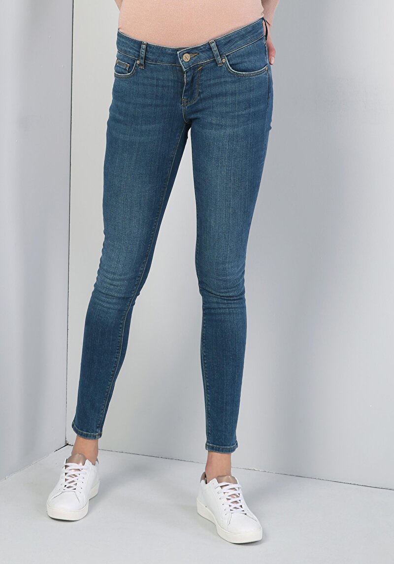 Зображення 757 Sally Джинси Жіночі Блакитні Супер Вузького Крою Cl1040312