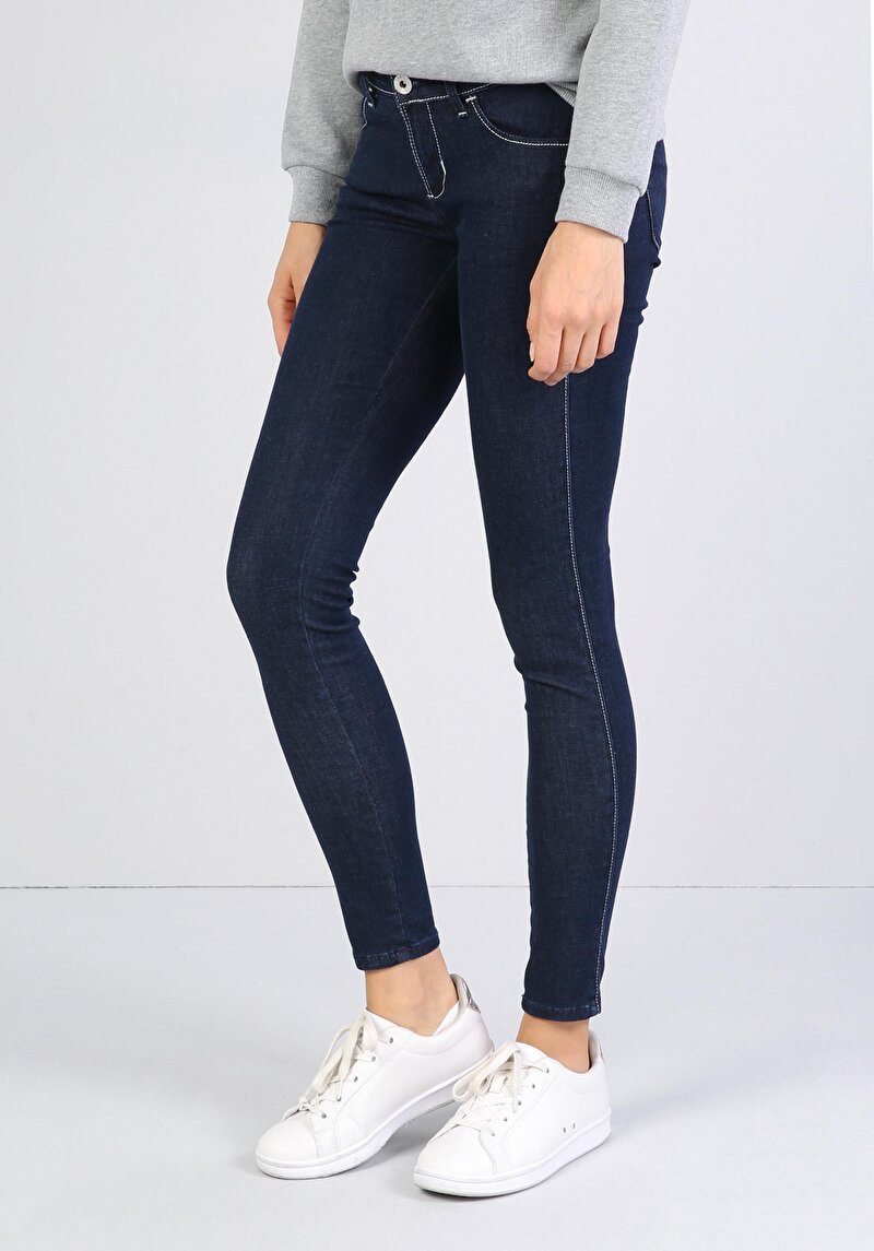 Зображення 757 Sally Джинси Жіночі Блакитні Супер Вузького Крою Cl1041206