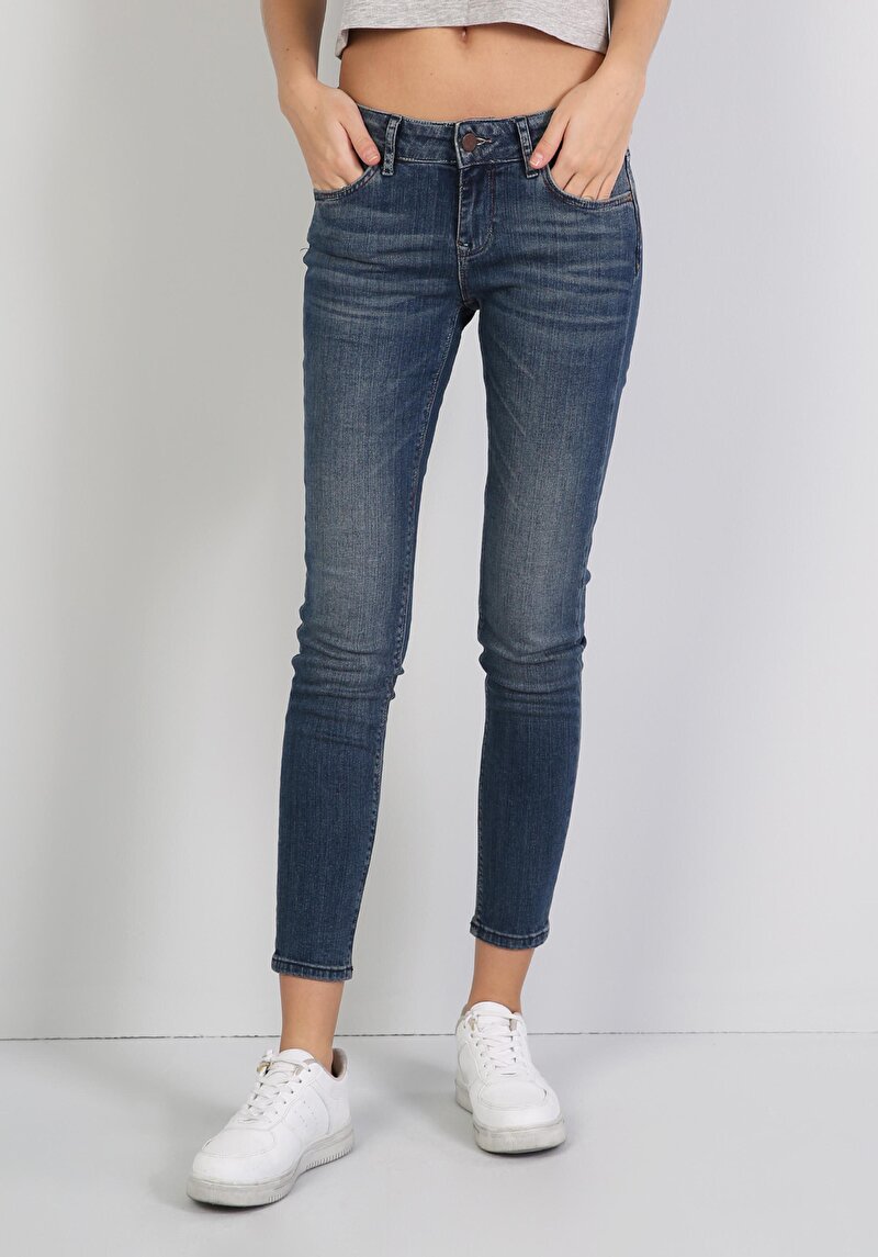 Зображення 757 Sally Джинси Жіночі Блакитні Супер Вузького Крою Cl1042737