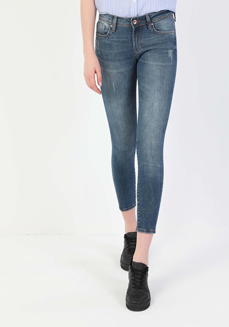 Зображення 757 Sally Джинси Жіночі Блакитні Супер Вузького Крою Cl1048686