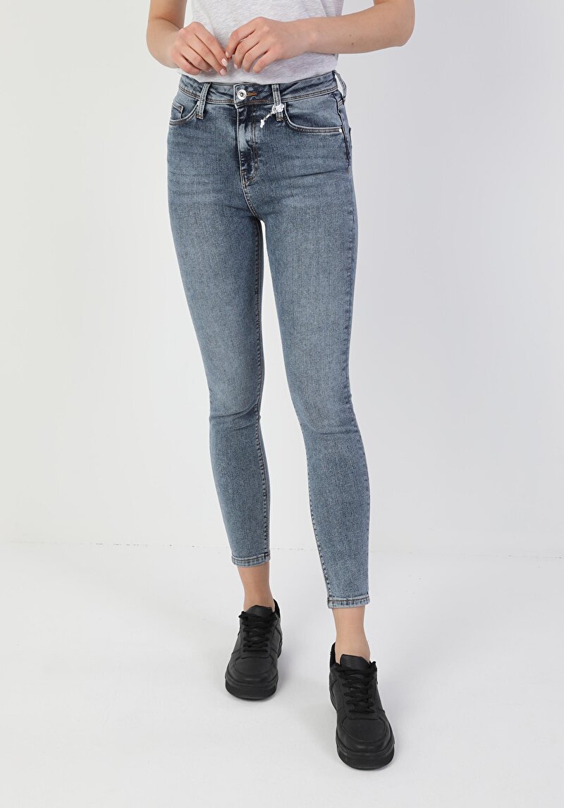 Зображення 760 Diana Джинси Жіночі Блакитні Супер Вузького Крою Cl1049659