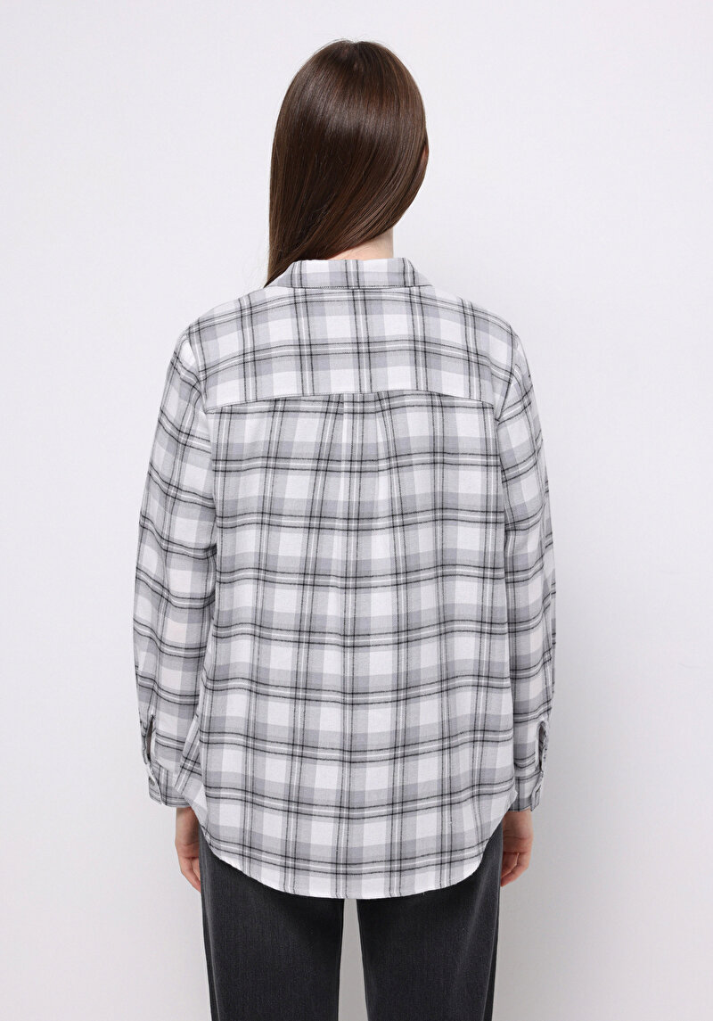 Показати інформацію про Сорочка З Довгим Рукавом Жіноча Сіра  Cl1071217