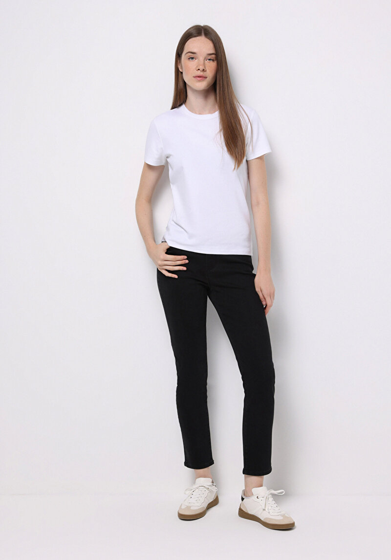 Зображення 703 Carla Джинси Жіночі Чорні Вузького Крою Cl1076332