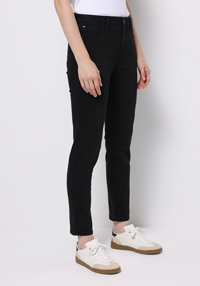 Зображення 703 Carla Джинси Жіночі Чорні Вузького Крою Cl1076332