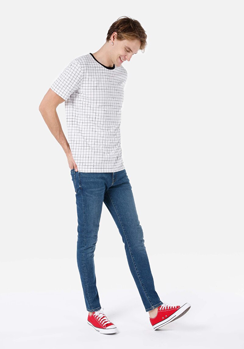 Показати інформацію про Футболка З Коротким Рукавом Чоловіча Біла  Cl1067708