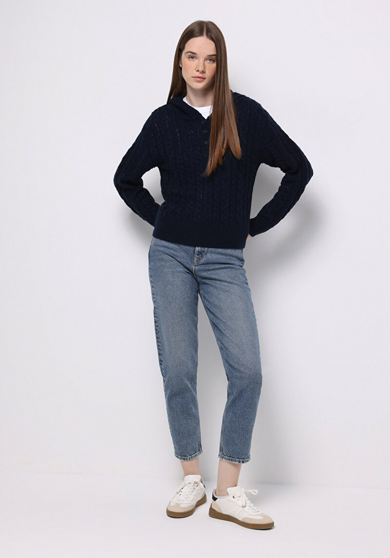 Показати інформацію про Светр Жіночий Синій  Cl1076813