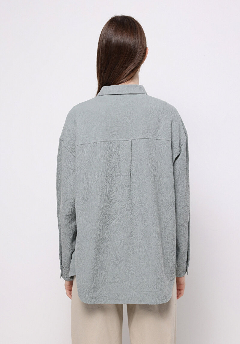 Зображення Сорочка З Довгим Рукавом Жіноча Зелена Cl1077307