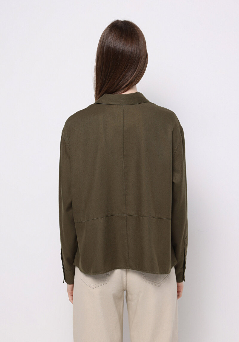 Зображення Сорочка З Довгим Рукавом Жіноча Зелена Cl1077319