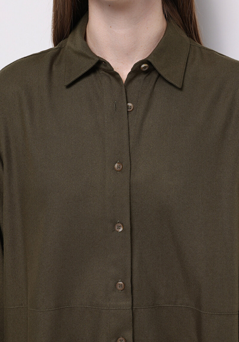 Зображення Сорочка З Довгим Рукавом Жіноча Зелена Cl1077319