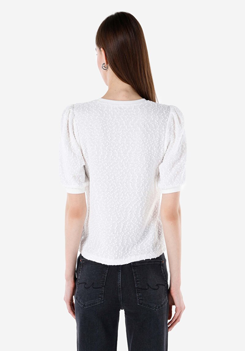 Показати інформацію про Футболка З Коротким Рукавом Жіноча Біла  Cl1068096