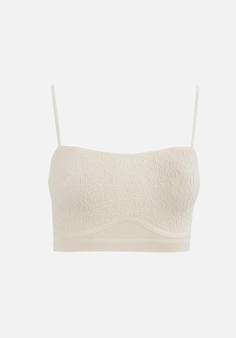 Показати інформацію про Кроп-топ Жіночий Бежевий  Cl1067133