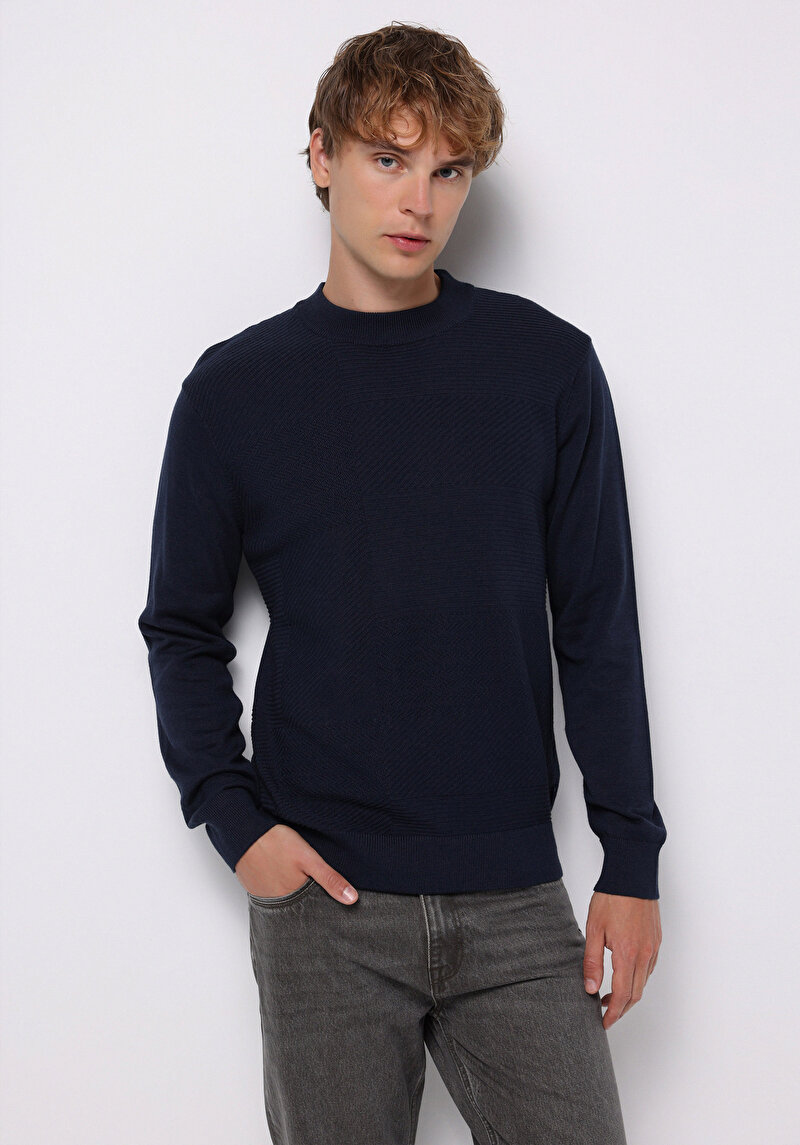 Зображення Светр Чоловічий Синій  Cl1076490