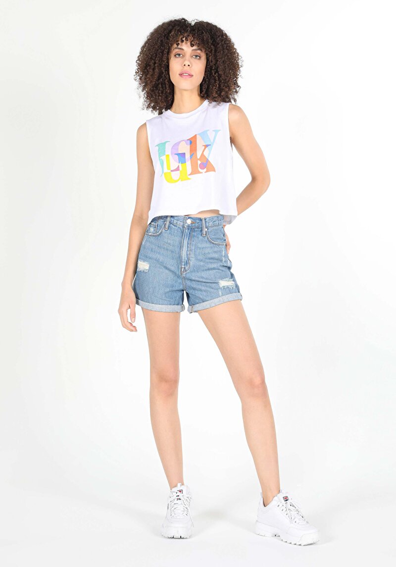 Зображення Шорти Жіночі Блакитні  Cl1059397