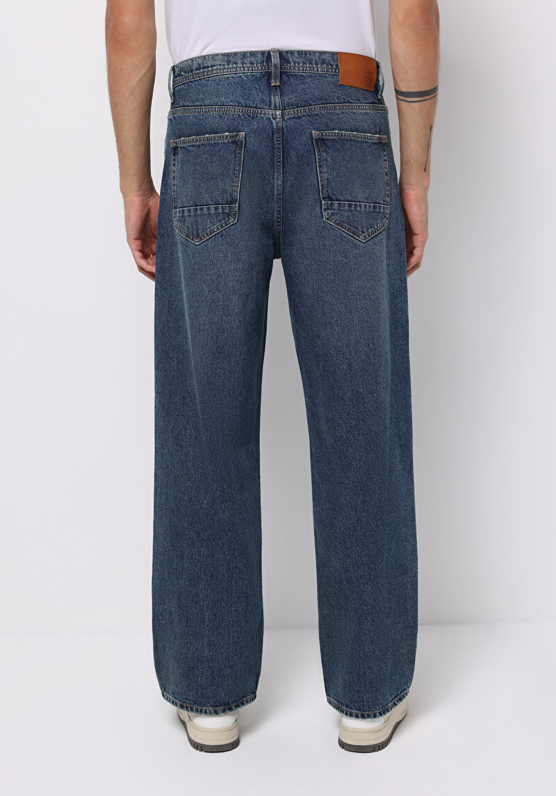 Зображення Джинси Чоловічі Блакитні Вільного Крою Cl1076806