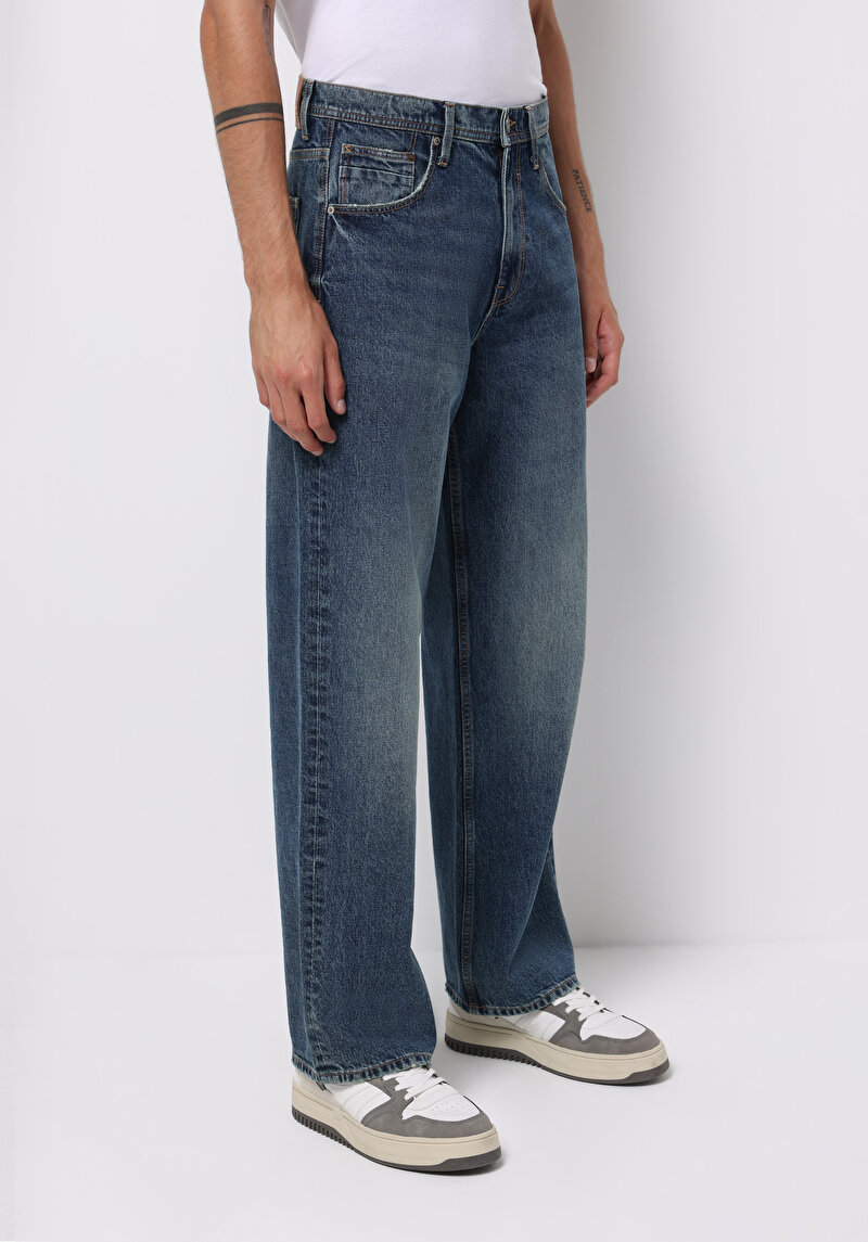 Зображення Джинси Чоловічі Блакитні Вільного Крою Cl1076806