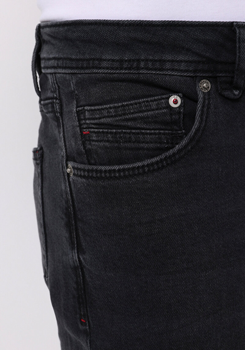 Показати інформацію про 045 David Джинси Чоловічі Чорні Класичного Крою Cl1077385