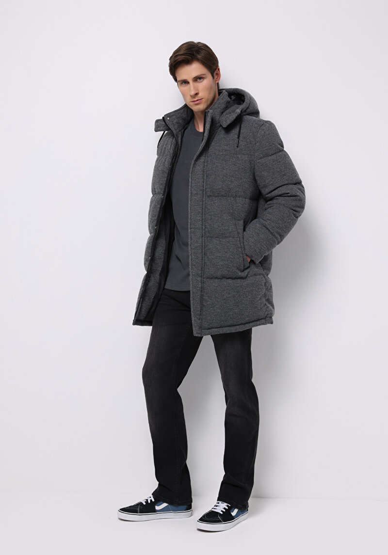 Показати інформацію про Пальто Чоловіче Сіре  Cl1075404