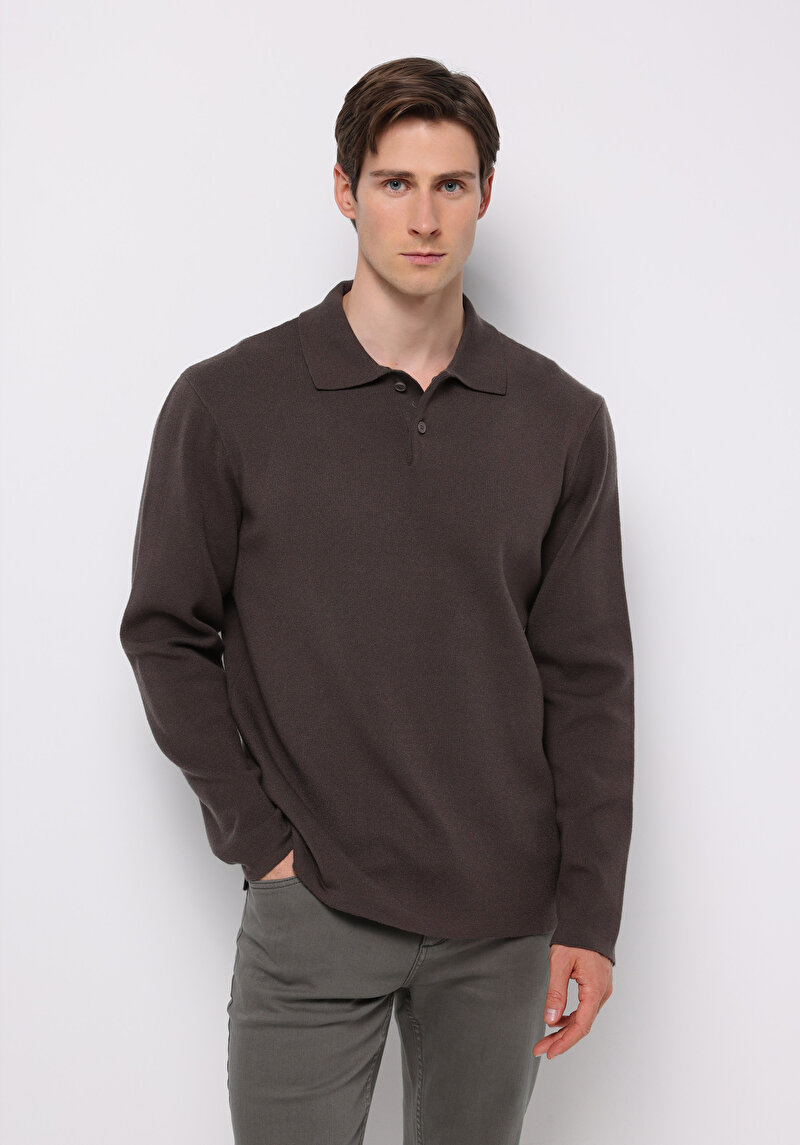 Зображення Светр Чоловічий Коричневий  Cl1076234