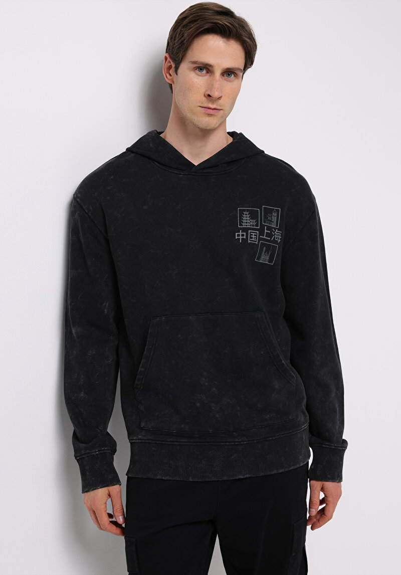 Зображення Толстовка Чоловіча Чорна  Cl1076275