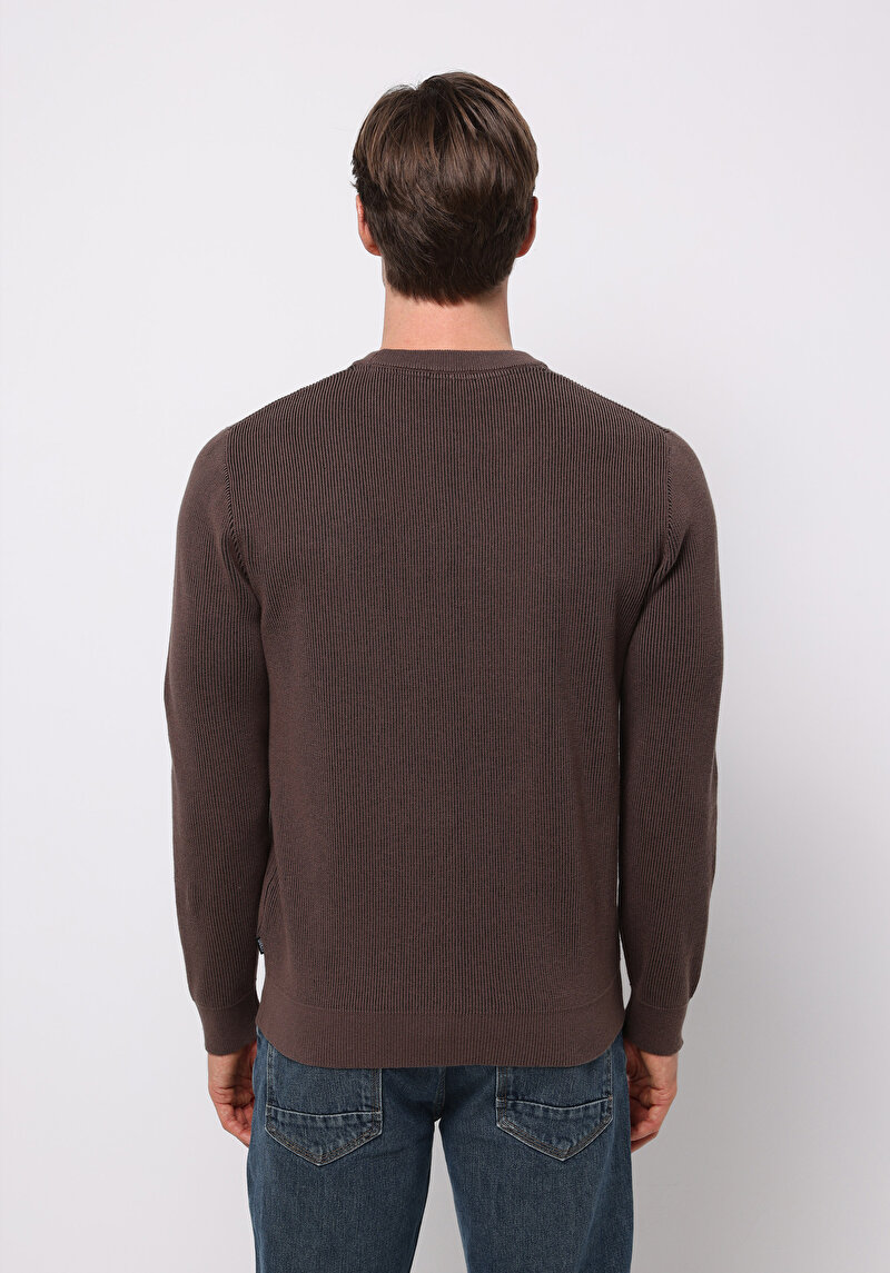 Показати інформацію про Светр Чоловічий Коричневий  Cl1076739