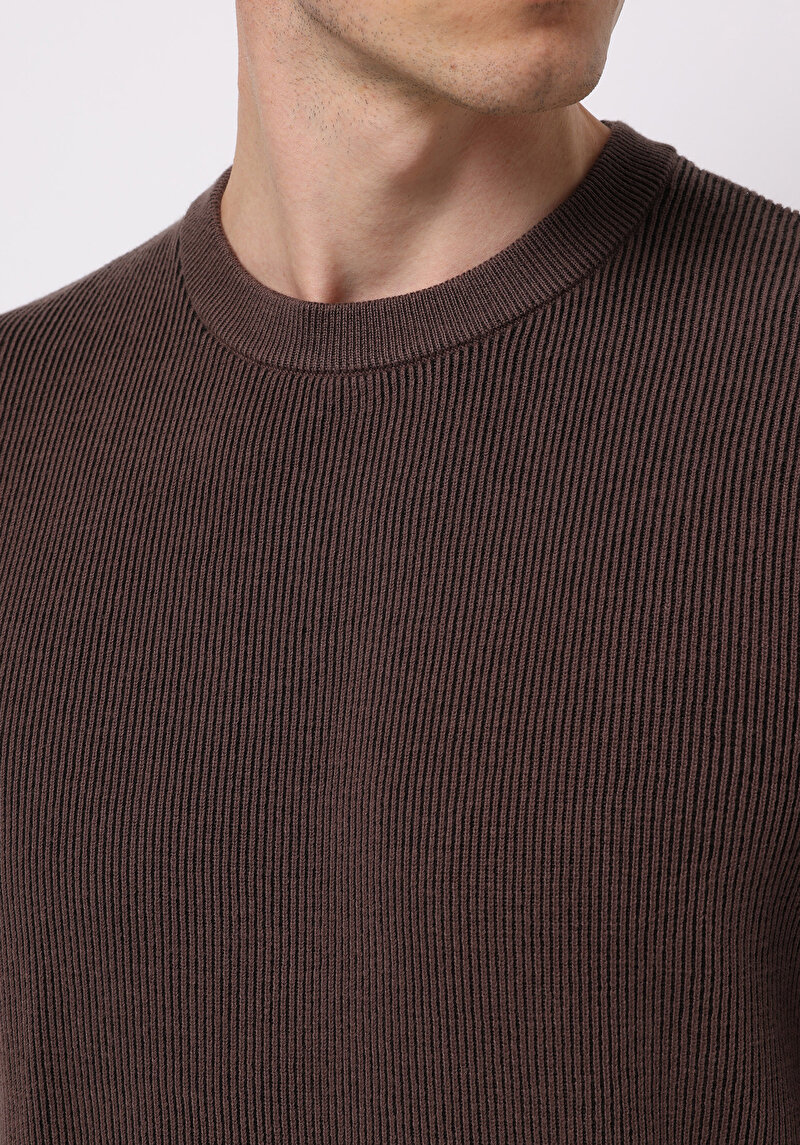 Показати інформацію про Светр Чоловічий Коричневий  Cl1076739