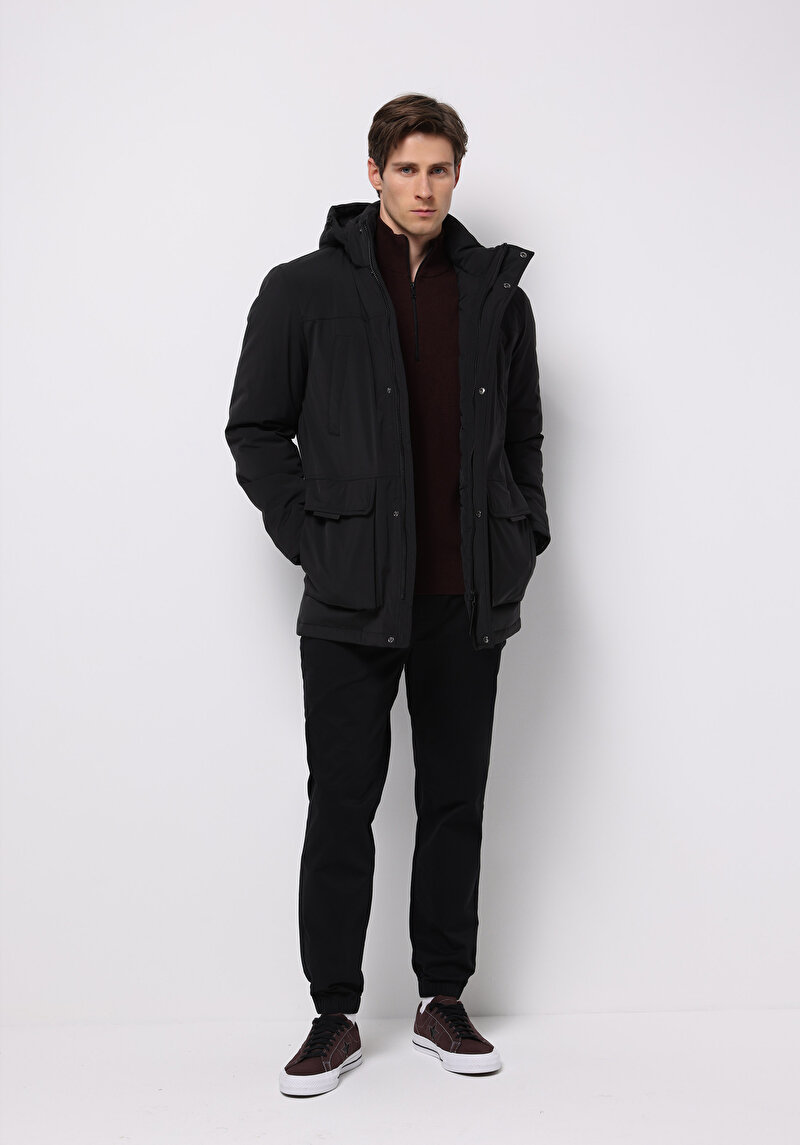 Показати інформацію про Пальто Чоловіче Чорне  Cl1076886