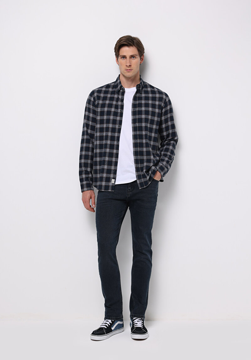 Зображення 067 Jack Джинси Чоловічі Блакитні Класичного Крою Cl1076998