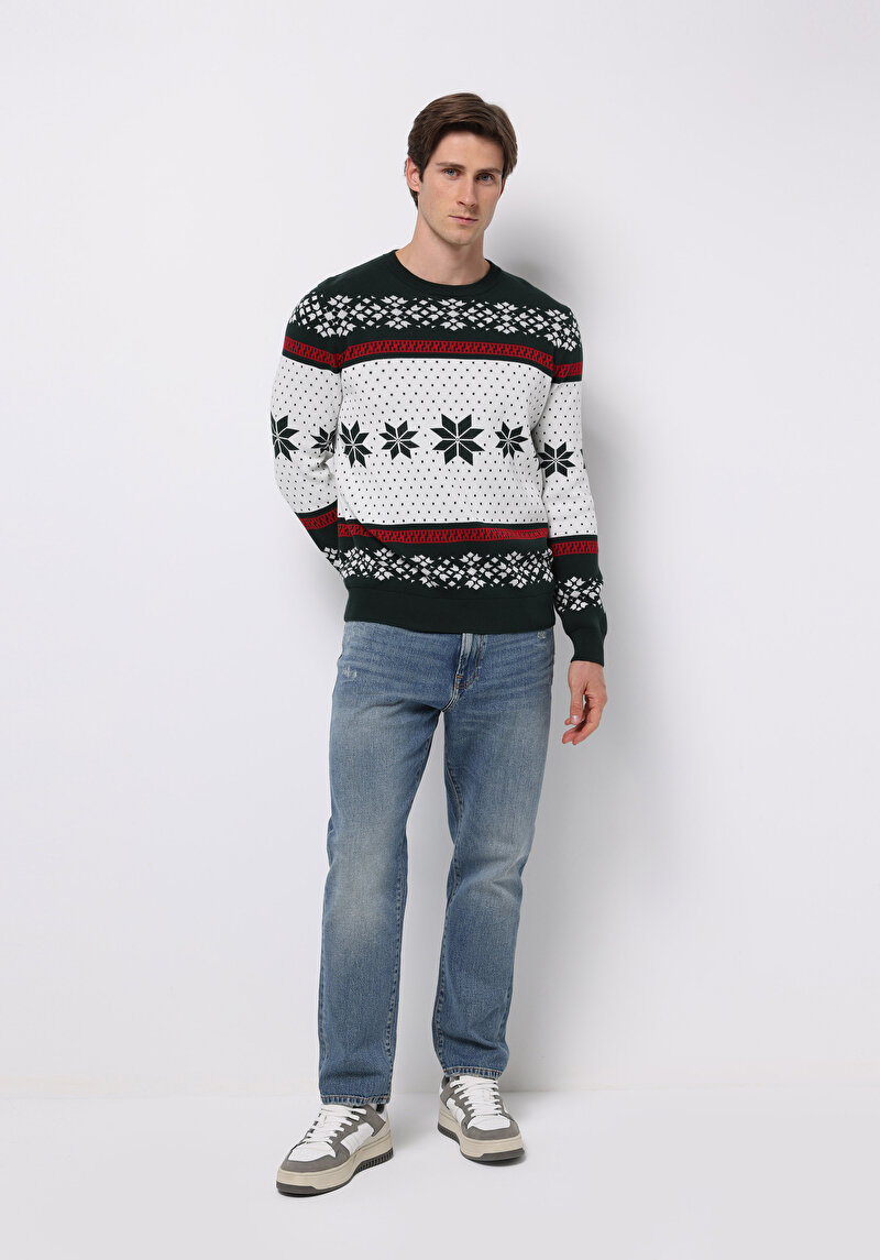 Показати інформацію про Светр Чоловічий Зелений  Cl1077277